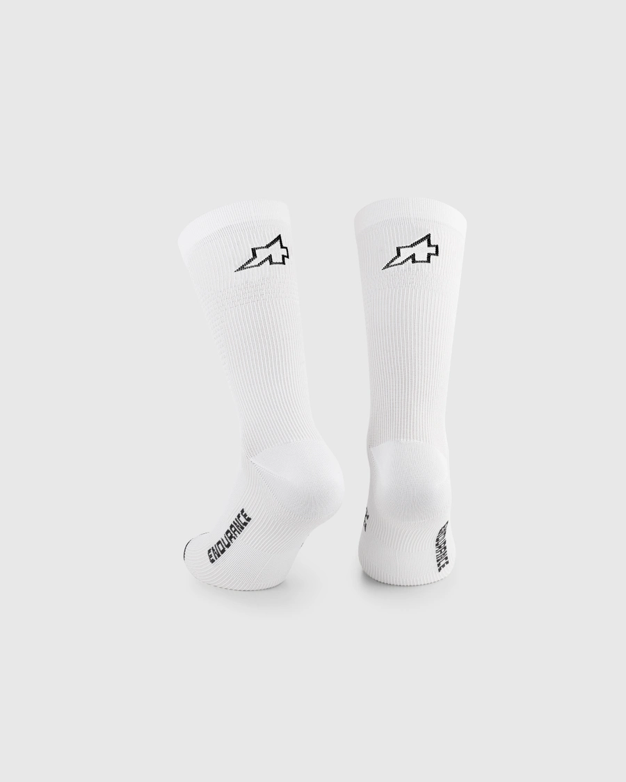 Skarpetki Kolarskie ASSOS Endurance Socks S11 White - obrazek 2