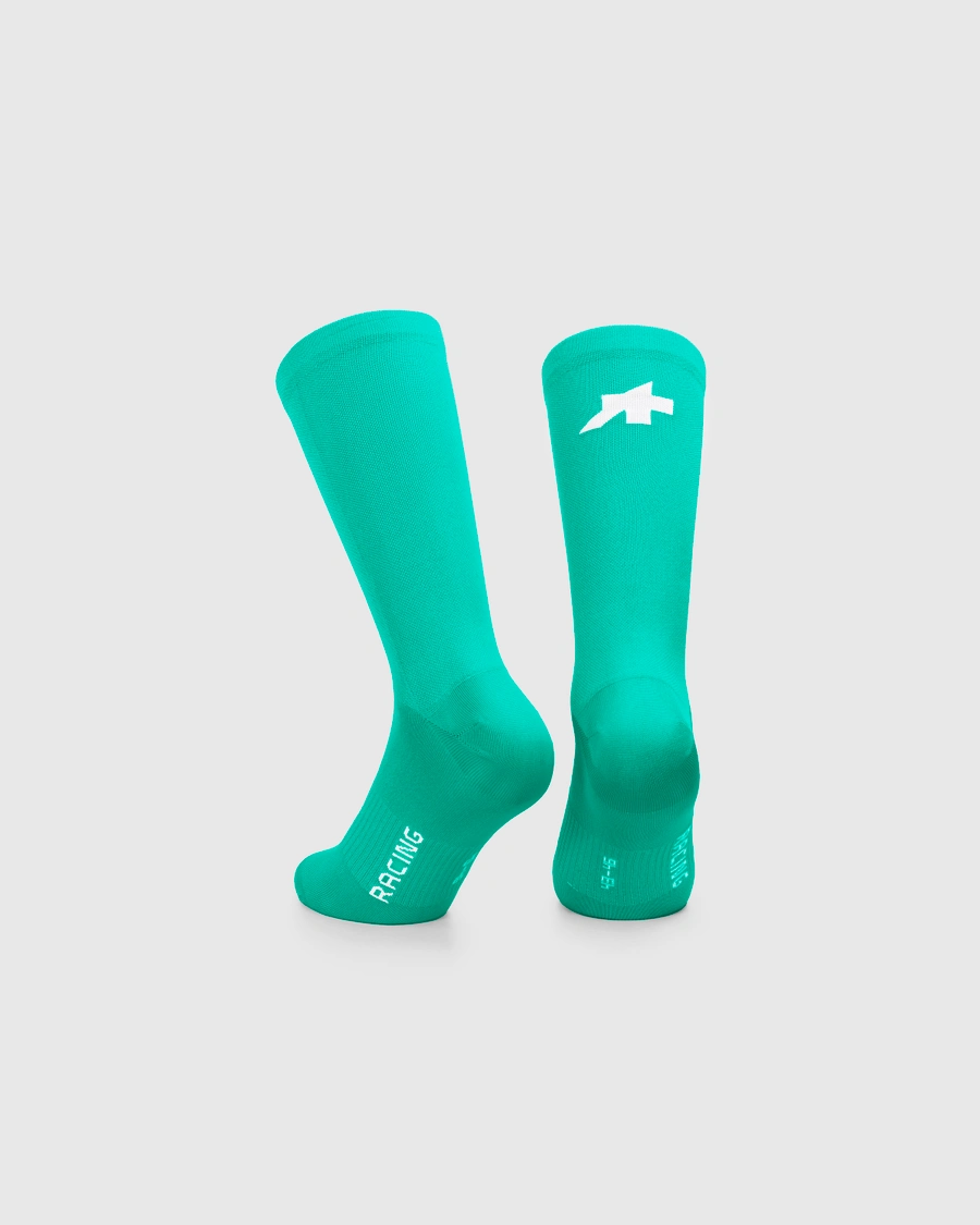 Skarpetki Kolarskie Assos Racing Socks S11 Halo Green - obrazek 2