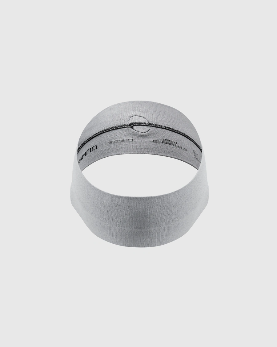 Opaska kolarska Assos Headband P1 Grey Series - obrazek 2