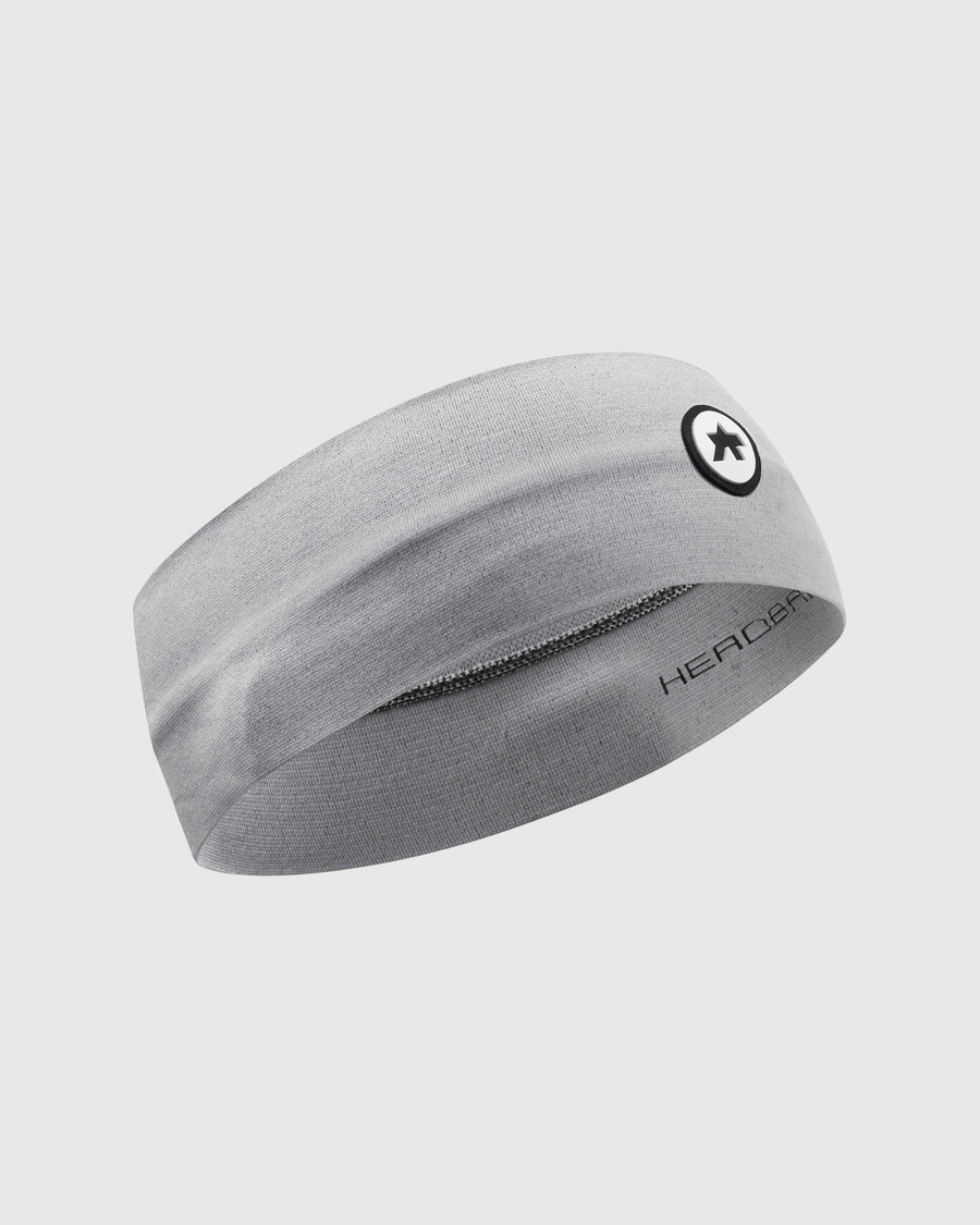 Opaska kolarska Assos Headband P1 Grey Series - obrazek 3