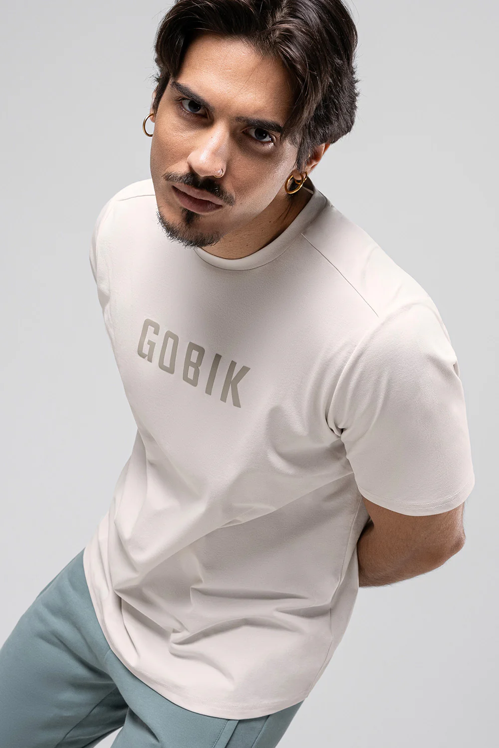 KOSZULKA kolarska GOBIK NATIVE UNISEX OATMEAL - obrazek 3