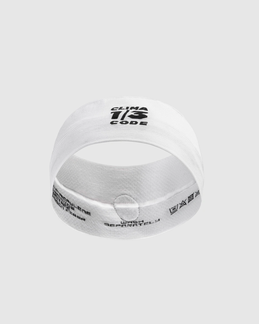 Opaska kolarska na głowę Assos Headband Holy White