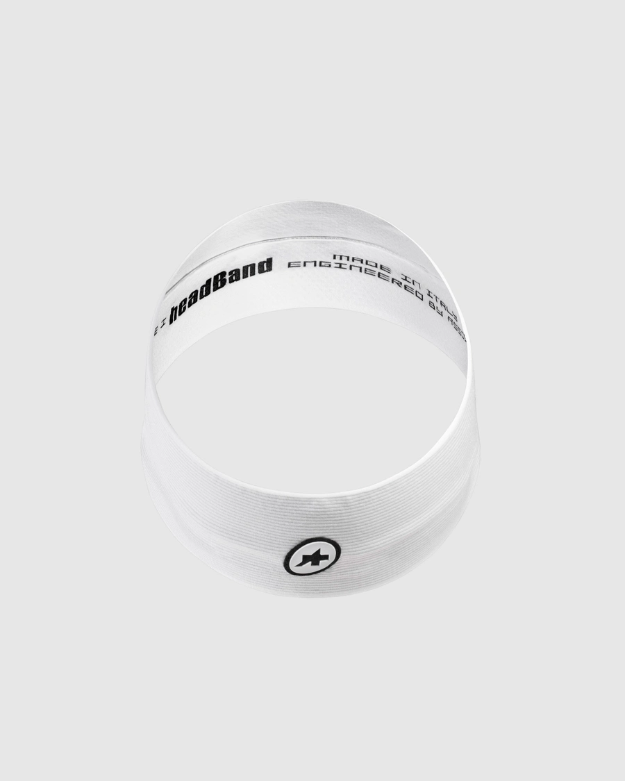 Opaska kolarska na głowę Assos Headband Holy White - obrazek 2