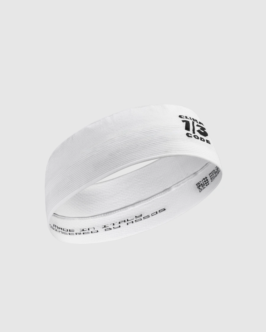 Opaska kolarska na głowę Assos Headband Holy White - obrazek 3