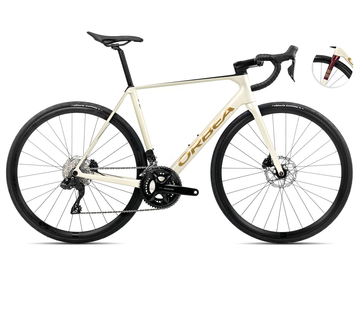 Orbea ORCA M30i White - Burgundy - Vu