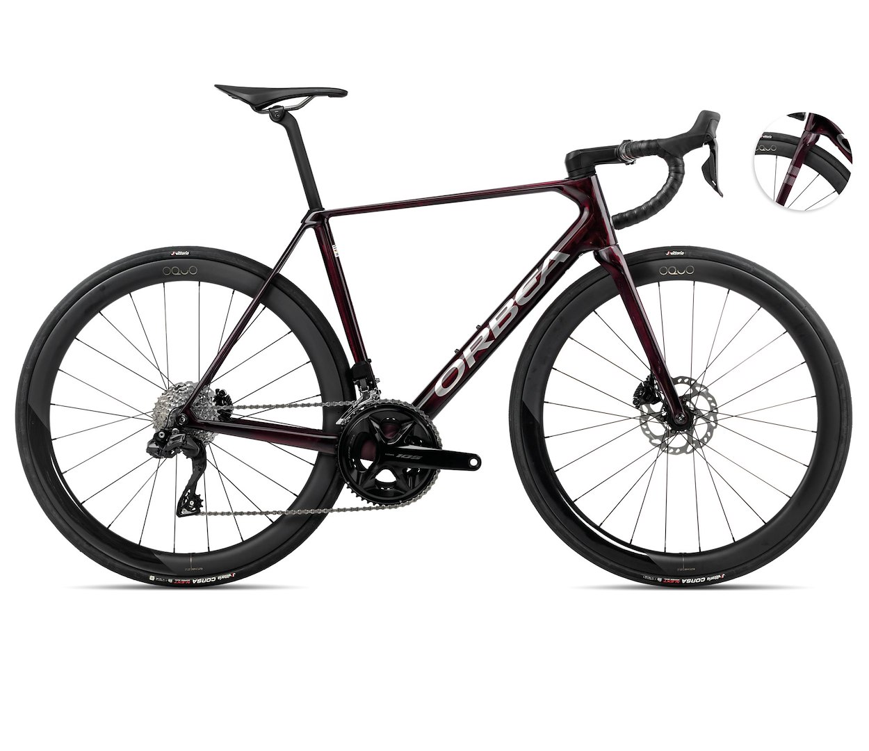Orbea ORCA M30iLTD PWR Wine Red - Tit