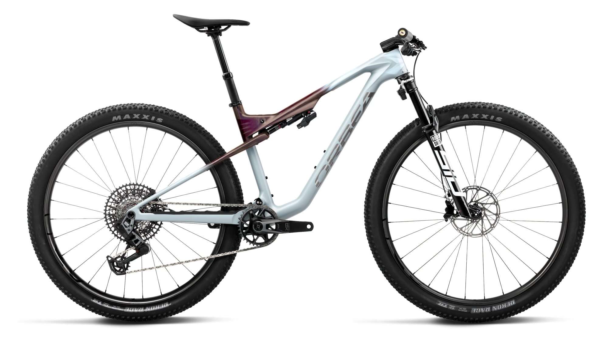 Orbea BP rower MTB OIZ M10 AXS Frozen Concrete - Sunset Carbon