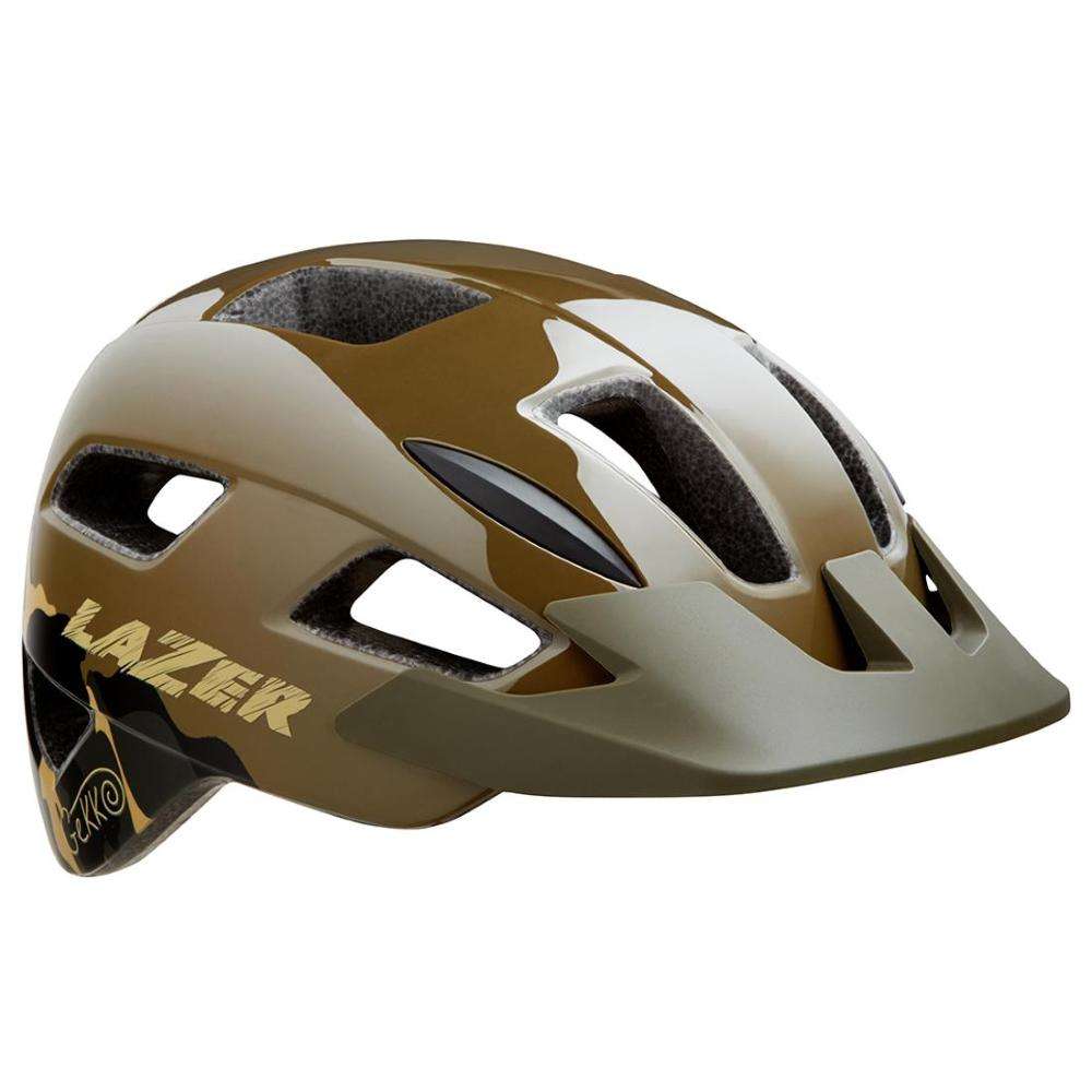Kask rowerowy dziecięcy Lazer Gekko Dark Green Camo