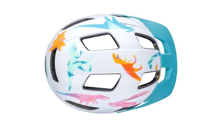 Kask rowerowy dziecięcy Lazer Lil'Gekko White Dino - obrazek 3