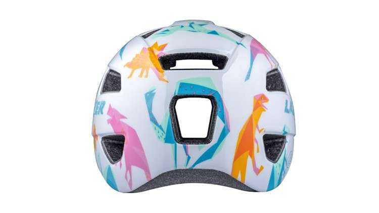 Kask rowerowy dziecięcy Lazer Lil'Gekko White Dino - obrazek 5