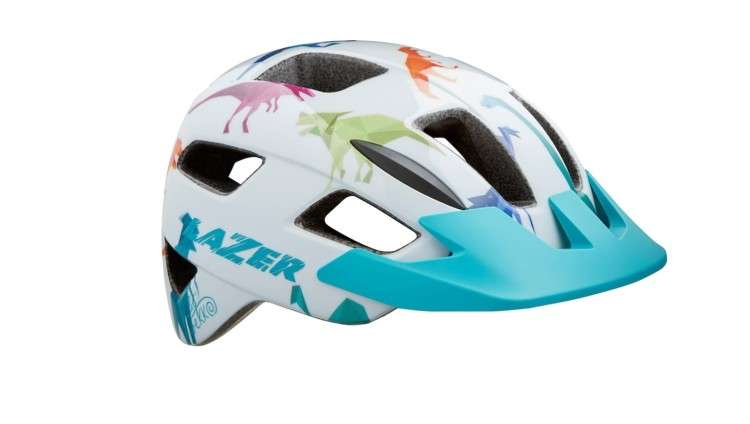 Kask rowerowy dziecięcy Lazer Lil'Gekko White Dino